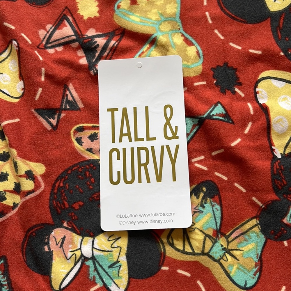 LularoeTC leggings Disney Minnie Mouse NWT - Picture 4 of 5